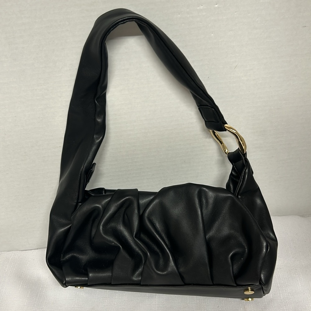 I-N-C International Concepts faux leather shoulder bag. - Picture 2 of 12